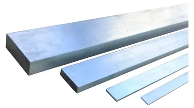 Produktbild von Aluminium Flachprofil AlMgSi0,5 mit einer Länge von 250 mm
