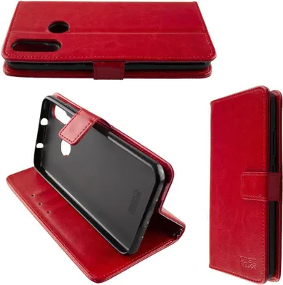 Image de caseroxx étui pour téléphone portable compatible avec Beafon M6s Book Bag Wallet Case en rouge