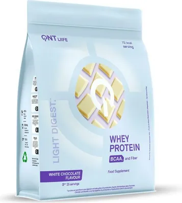 Produktbild von QNT Light Digest Whey Protein - 500 g - Beutel White Chocolate