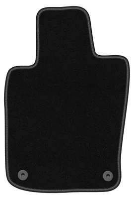 Obrázok produktu pre Velúrový koberec vodiča pre: Porsche Panamera 2009-2016 (fastback) – 1 ks, čierny, na mieru – Wielganizator BASIC