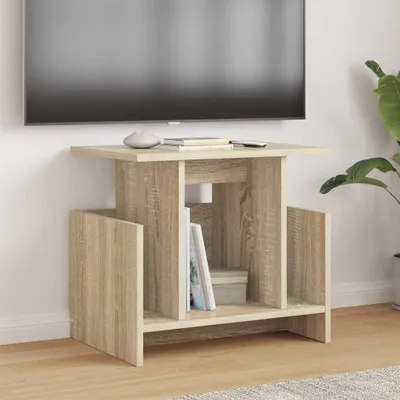 Produktbild von "Schlussverkauf" TV-Ständer 2 Stück - WohnzimmerTV-Möbel/TV-Tisch - Sonoma-Eiche 50x35x45 cm Holzwerkstoff  C14442