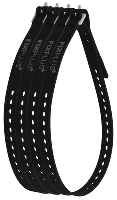 Immagine prodotto di Elastici di fissaggio in gomma, confezione da 4 pezzi, colore nero, per una fissaggio sicuro