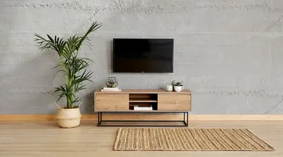 Obrázek produktu pro Skye Decor, Laxus- Laxus 140 ALM, barva ořech, černá, TV skříňky, 50x140x40 cm, 100% melaminovaná dřevotříska