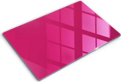 Produktbild von Abdeckung Glas - Küchenabdeckung - 80x52 cm - Abdeckplatte -Pinke Farbe