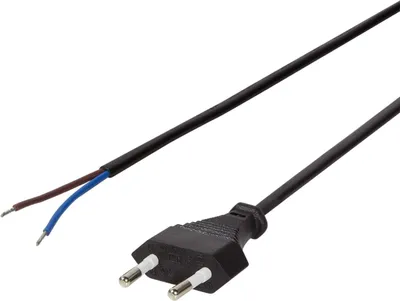 Obrázok produktu pre Logilink Netzkabel Euro Stecker off.Kabelende 1.5m,schwarz
