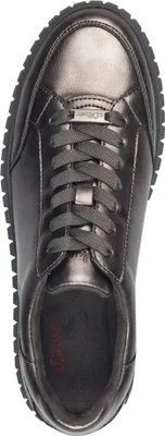 Produktbild von s.Oliver Damen Sneaker Plateau Schnürschuh herausnehmbare Innensohle 5-23645-41, Größe:40 EU, Farbe:Silber
