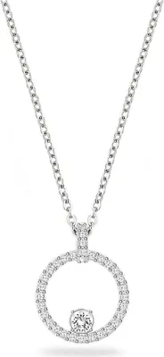 Produktbild von Swarovski Damen Halskette mit Anhänger Creativity Anhänger Weiß, Rhodiniert 5198686
