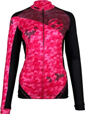 Obrázek produktu pro Cyklistický dres HAVEN s dlouhým rukávem na zimu - STRATO - Pink L