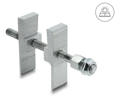 Productafbeelding van Aluminiumbevestiging voor het weren van dieren en duiven bij zonnepanelen