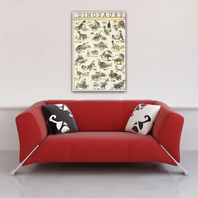 Immagine prodotto di Didattica - Educazione Dinosauri Poster 6 sui dinosauri - Dimensioni 68x98cm
