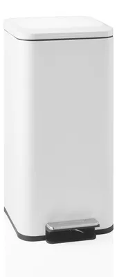Obrázek produktu pro hjh OFFICE Odpadkový koš 30 litrů Clean Square Odpadkový koš čtvercový Separátor odpadu do kuchyně, kanceláře se Step-On 65,0 x 37,0 x 29,0 cm