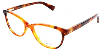 Produktbild von Lanvin VLN747M Shiny dark havana 52/16/140 Damen Brillen