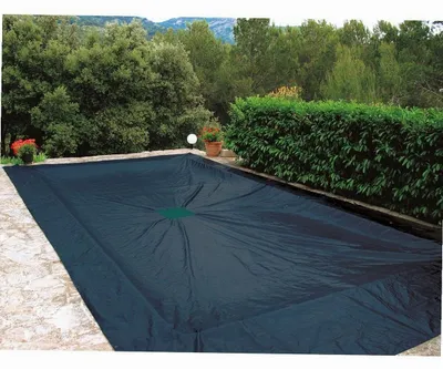 Imagen del producto de Lona para cubrir piscina, rectangular, de 5 x 9 metros, con una densidad de 240 gramos por metro cuadrado