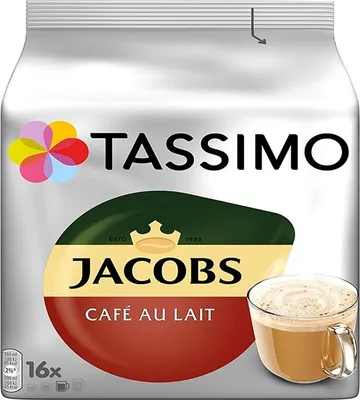 Produktbild von Café au Lait, + 6 Glastassen mit Henkel 310cc