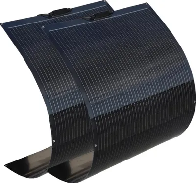 Produktbild von Flexibles Solarpanel, hohe Effizienz von bis zu 21%, vielseitig für den Einsatz in Wohnmobilen und auf Booten, 400w 2Stück 200w Kit