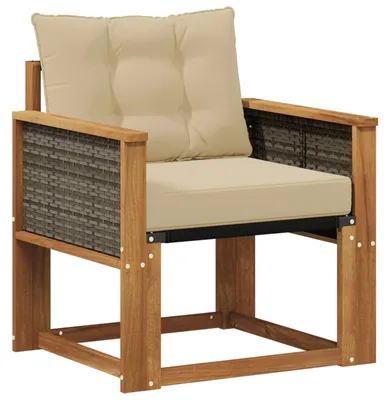 Produktbild von vidaXL Outdoor Mittelsofa Massivholz Akazie Natur