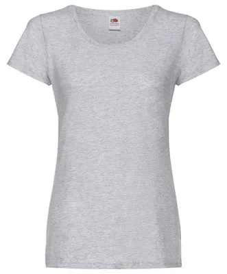 Obrázok produktu pre Fruit of the Loom – dámske tričko „Original“ LT1875 (M) (šedá melírovaná)