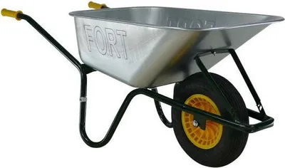 Productafbeelding van Fort Fort Boxer 90 v2.0 kruiwagen 90 liter met verzinkte bak en luchtband
