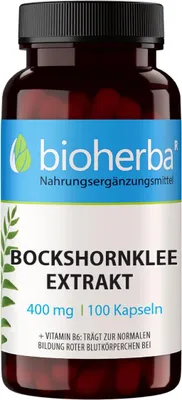 Produktbild von Bioherba Bockshornklee Extrakt 400 mg 100 Kapseln