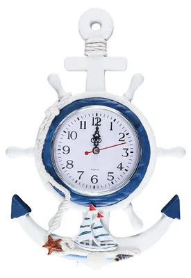 Image de Horloge d'ancrage de style méditerranéen, idéale pour la décoration nautique