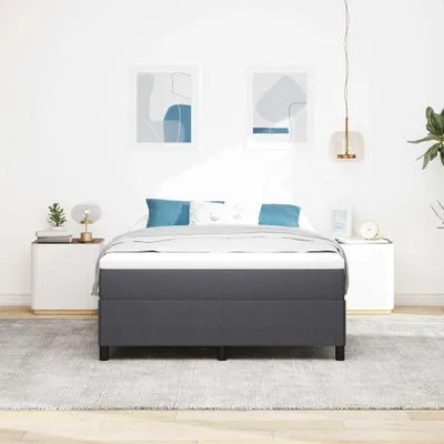Produktbild von Maison Exclusive - Boxspringbett Dunkelgrau 160 x 200 cm Cordstoff