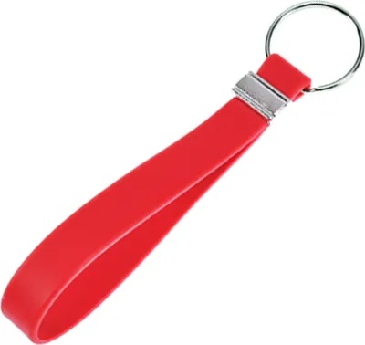Produktbild von Silikon Schlüssel Band Key Tag Schlüssel Anhänger Rot