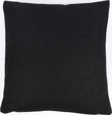 Produktbild von Kissenhülle Dallas Strukturstoff uni schwarz 50x50cm