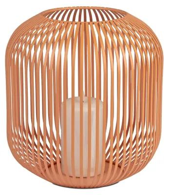 Produktbild von Windlicht Wili Stäbe in Kugelform H. 28cm apricot orange aus Metall Formano F26