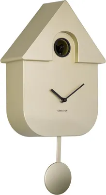 Produktbild von Karlsson - Kuckucksuhr Modern Cuckoo Metallic - Gold - 21.5x8.5x41cm
