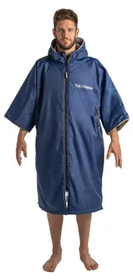 Productafbeelding van Aankleedjas voor volwassenen, uni, met fleece voering, waterdicht, winddicht, oversized mantel