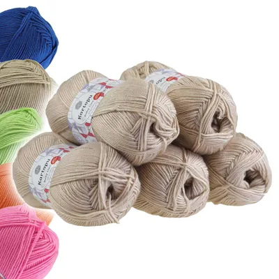 Produktbild von 5 x 100g Strickgarn Kartopu BABY ONE Antipilling Babywolle Babygarn, Farbwahl