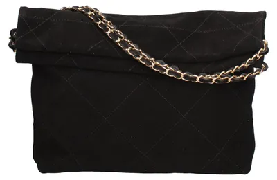 Produktbild von Lux Damen Schultertasche aus Wildleder und Leder mit verstellbarem Trageriemen, hergestellt in Italien