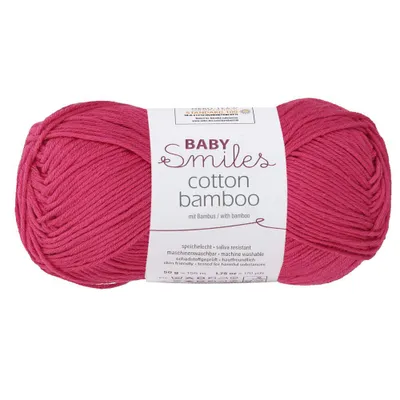Produktbild von Schachenmayr Baby Smiles Baumwolle Bamboo, 50g Himbeere Handstrickgarne