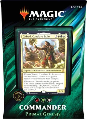 Imagen del producto de Magic: The Gathering, Commander 2019: Mazo Génesis Primordial