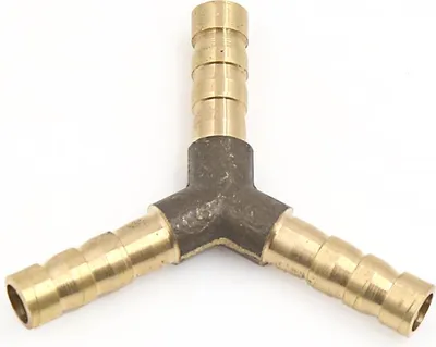 Image de Raccord Laiton 6mm en Forme Y Connecteur Tube Flexible Carburant Adaptateur