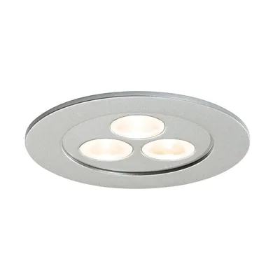 Produktbild von Paulmann Möbel Einbauleuchten Flat LED 1x3,6W 350mA 75mm Nickel matt/Alu