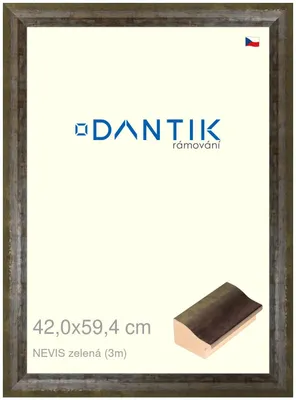 Obrázek produktu pro DANTIK rámeček 42x59,4 | NEVISzelená (Plexi Čiré)