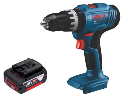 Zdjęcie produktu dla Wiertarko-wkrętarka udarowa akumulatorowa Bosch GSB 18V-25 Professional 18 V 56 Nm + 1x akumulator 5,0 Ah – bez ładowarki