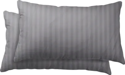 Produktbild von 2er Set Kissenbezüge Kissenhülle Kissenbezug 40x80 cm Damast grau Mikrofaser