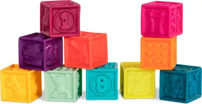Image de B.Toys One Two Squeeze - Blocs de chiffres souples