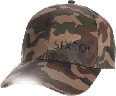 Obrázok produktu pre Sixtol LED čiapka s B-CAP 25lm svetlo, dobíjateľné, USB kamufláž