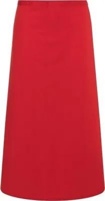 Zdjęcie produktu dla Karlowsky fartuch bistro BASIC unisex 100 x 75 cm mieszanka poliestru i bawełny czerwony