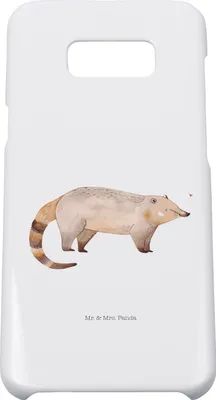 Produktbild von Mr. & Mrs. Panda Samsung Galaxy S8 plus Handyhülle  Nasenbaer - Weiß - Geschenk, Lustige Sprüche, Cover, Nasenbären, Rüsselbär, Bär, Handy Case, Nasenbär, Handycover