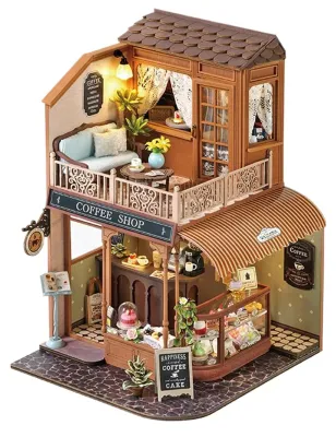 Immagine prodotto di Kit di costruzione in legno per una casa di bambole in miniatura