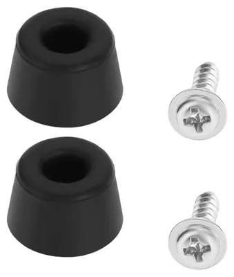 Gummipuffer für Kochfeld-Glasdeckel, 2 Stück, 15,5 mm