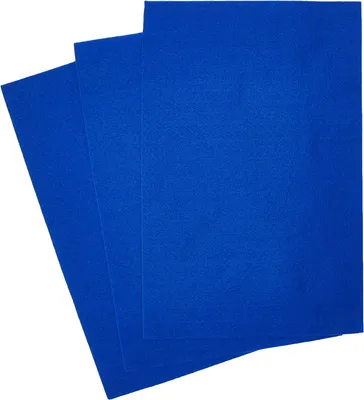 Produktbild von folia Bastelfilz (B)200 x (H)300 mm 150 g/qm ultramarin 10 Stück