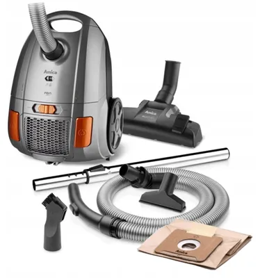 Produktbild von AMICA VM2061 Staubsauger mit Beutel, 850 W, 3 l, HEPA-Filter, mit Signalanzeige und Leistungsregelung