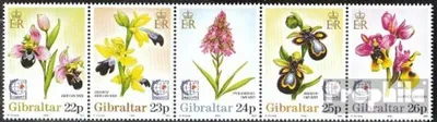 Produktbild von Briefmarken Gibraltar 1995 Mi 722-726 Fünferstreifen (kompl.Ausg.) postfrisch Briefmarkenausstellung