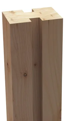 Produktbild von Pfosten Osmo für Schallschutzzaun Forsdal 10 x 14 x 220 cm zum Aufschrauben lärche