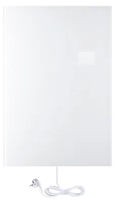 Obrázok produktu pre Elektrické infračervené vykurovacie panely 600 W - keramické, biele - podlahové kúrenie do kúpeľne